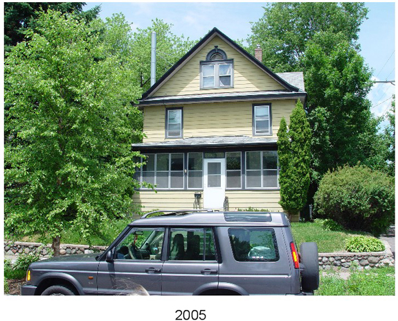 Huset i StPaul.jpg - Huset til Anders Paulsen Sindre i StPaul, MN i 2005. / The house of Andrew Sindre Paulsen in 2005.  None of the family are living there as far as I know.                               